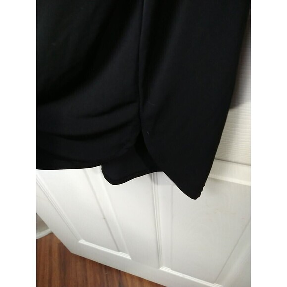 Chicos Black Keyhole Neck Hi Low Hemline. Size 3/L - Picture 8 of 11